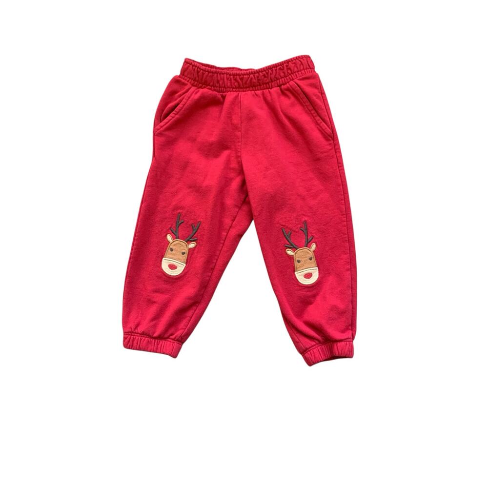 Gymboree Appliqué Reindeer Joggers